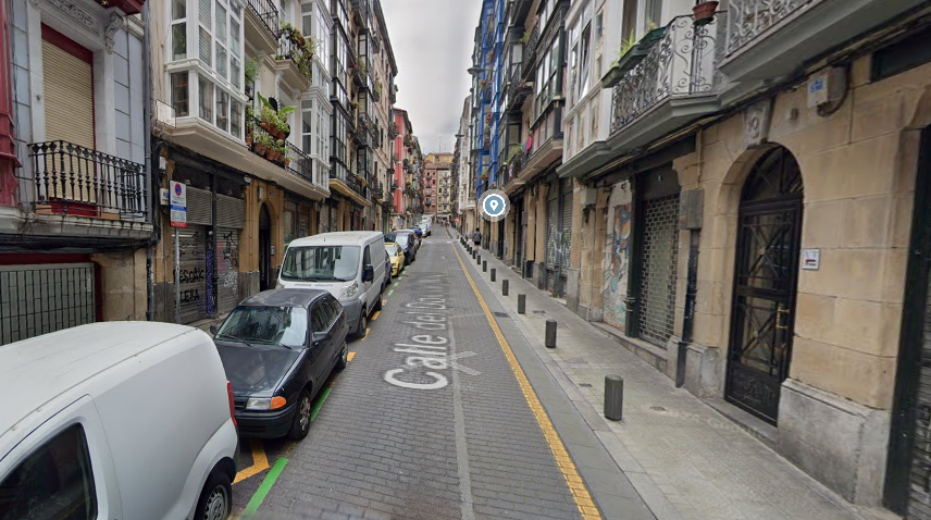 Bilbao cortará acera y ocupará aparcamiento en la calle Dos de Mayo del 8 al 22 de octubre