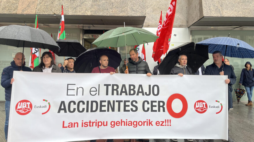 UGT Euskadi denuncia los 21 accidentes mortales este año: «Es evidente que las medidas de prevención no están funcionando”