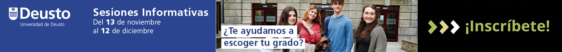 Banner de Universidad de Deusto en Bilbao