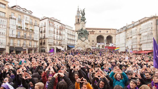 El Movimiento Feminista de Bilbao denuncia el aumento de la violencia sexual en el 25N