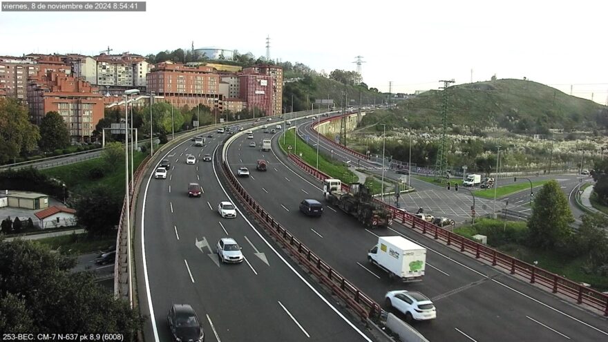 Regresa la tranquilidad a las carreteras vizcaínas