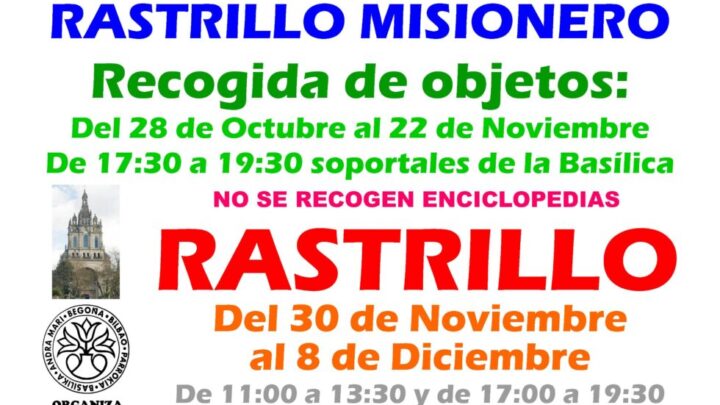 Vuelve el Rastrillo Misionero de Begoña