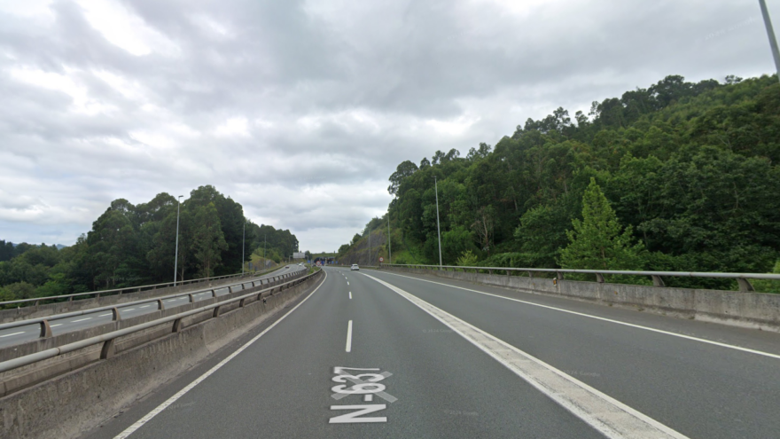 Fallece un camionero en un accidente en Larrabetzu