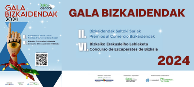 Banner de Gala Bizkaidendak en Bilbao