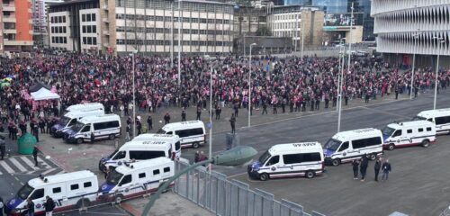 La UEFA ha notificado al Athletic Club la apertura de un expediente sancionador tras los incidentes ocurridos en San Mamés.